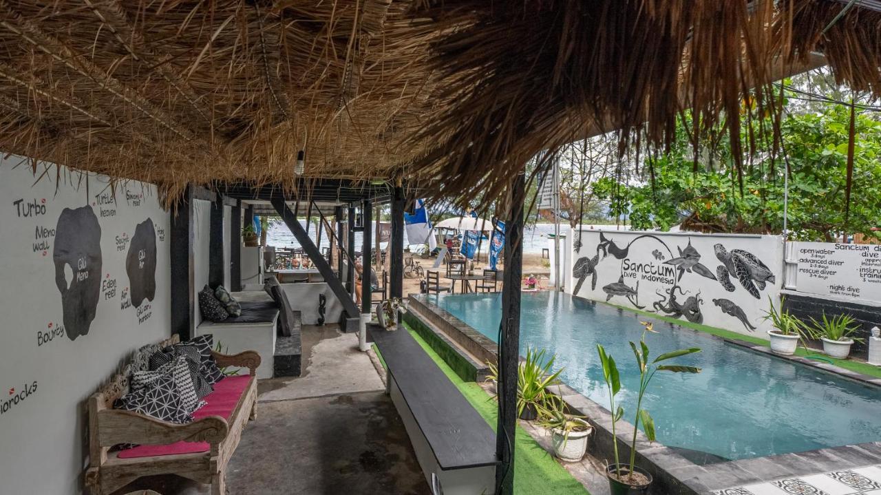 Sanctum Dive Villa With Private Pool Gili Trawangan Buitenkant foto